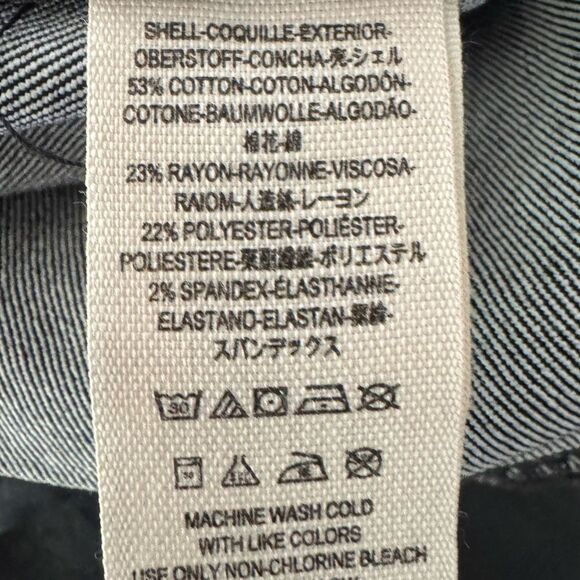 Free People Black Coated Low Rise Jillian Skinny Pant Jeans Size 31 - Picture 6 of 7